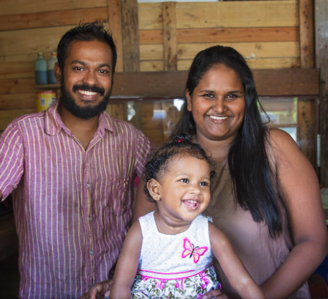 Tuktuk driver family benefiting from TukTuk Tournament