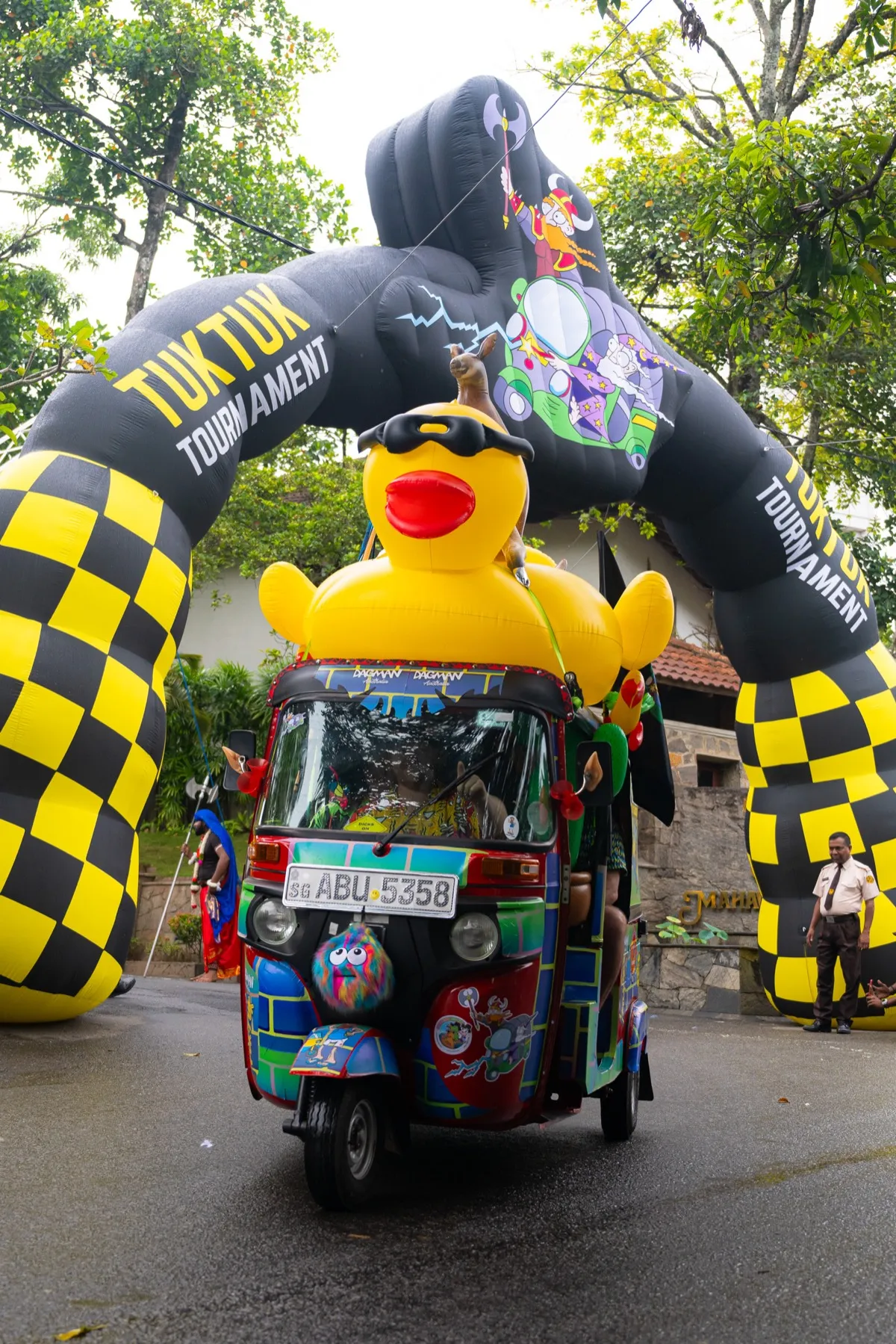 Decorated tuktuk